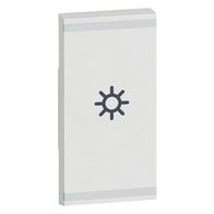 Arteor - MyHOME - Square key cover BUS/SCS - light symbol - 1 module - white