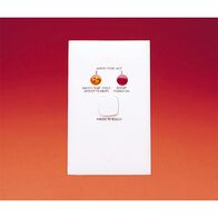 HPM Standard 4800W Vertical 1 Gang Booster Relay Switch with 2 Neons Boost & Tap OK White