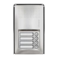 Bticino Linea 100 4 Button Audio Pushbutton Panel