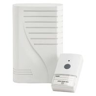 HPM Battery Operated Wireless Door Chime 70m Range White