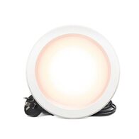 HPM DLI 7W 750lm LED Warm White Dimmable Downlight with Integrated Driver 125mm White