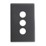 Excel Life Switch Coverplate 3 Gang Diesel