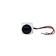 Excel Life Type C+C 15W USB Charger Mechanism Black