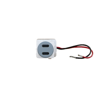 Excel Life Type C+C 15W USB Charger Mechanism Urban Grey