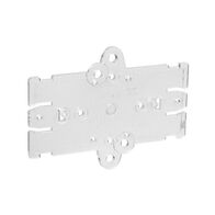 HPM 34 Series 10A Plug Base Snap-on Base Plate Clear