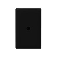 Linea TV outlet coaxial 1 gang 75 Ohm black