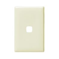 Linea Coverplate 1 gang cream