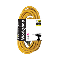 HPM Workshop 10A 3 Core 1.0mm² Extension Lead 5m Yellow