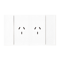 Bticino Living Now 4 Module Double Powerpoint Coverplate White