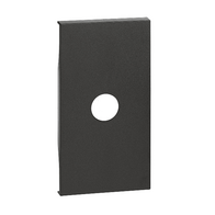 Bticino Living Now 2 Module TV Socket PAL Mechanism Cover Black