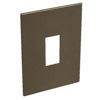 ARTEOR Square 1 Module Vertical Coverplate Dark Bronze
