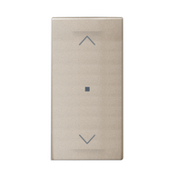 Arteor with Netatmo 1 Module Wireless Blind-Shutters Clip-In Grid Switch Champagne