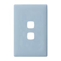 Linea - Coverplate 2 gang cheeky boy blue