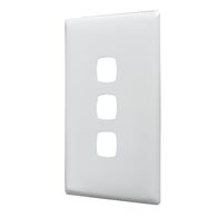 Linea - Coverplate 3 gang white