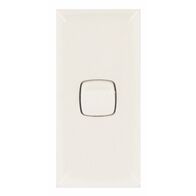 Linea - Architrave rocker switch - Single Pole Double Throw - 1 gang 2 way 10A 240V a.c. white