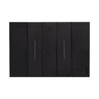 Bticino Living Now 10A 2 Gang Switch Black