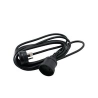 HPM Entertainment 10A 3 Core 1.0mm² Extension Lead 2m Black