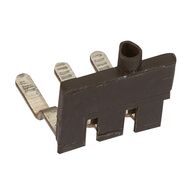 Viking3 - equipotential bridging accessory comb for 3 level screw terminal blocks brown for 12 blocks with 5mm pitch
