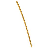 CAB3 - Markers for terminal blocks and wiring 0.15 to 0.5mm² black letters on yellow background 0.15-0.5mm² letter Q pack of 300