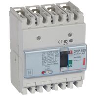 DPX³ 160 Thermal Magnetic MCCB - Icu 36 kA - 400 V~ - 4 Phase - 100 A