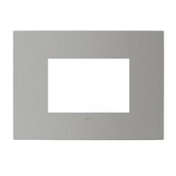 ARTEOR Square 3 Module Horizontal Coverplate Soft Aluminium