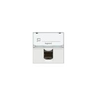 Arteor modular - RJ45 socket/mechanism UTP Cat5e 8 contacts 2 module white