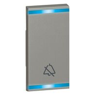 Arteor hotel equipment - BUS/SCS - Square key cover - DO NOT DISTURB+PLEASE CLEAN THE ROOM - magnesium