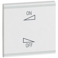 Arteor - MyHOME - Square key cover BUS/SCS - regulation symbol - 2 modules - white