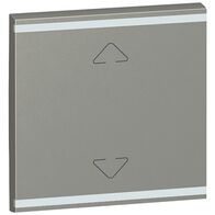 Arteor - MyHOME - Square key cover BUS/SCS - Up/Down symbol - 2 modules - magnesium