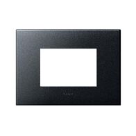 ARTEOR Square 3 Module Horizontal Coverplate Graphite