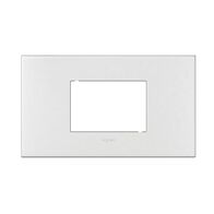 ARTEOR 3 Module Standard Shaver Coverplate White