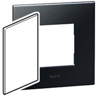ARTEOR Square Vertical Blanking Plate Graphite