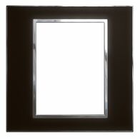 Arteor - square 2.5 touch screen plate - Mirror Black
