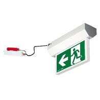 Securit Galaxy Remote Gear LED Surface Mount 4W Emergency Exit Sign - Single Sided Running Man LEFT