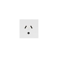 Arteor modular - Single powerpoint autoswitch mechanism 1 gang 10A 240V a.c. with round earth white