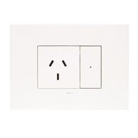 ARTEOR with NETATMO - Smart Single Powerpoint - 16Amp 3 Module - White