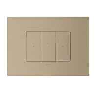 ARTEOR with NETATMO - Smart Switch Horizontal - 3 Gang - 3 Wire - Champagne
