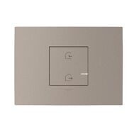 ARTEOR with NETATMO - Wireless Master On/Off Scenario - Horizontal - 1 Gang 2 Module - Aluminium
