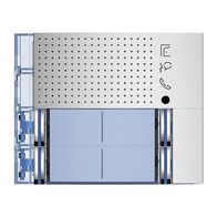 Bticino Sfera New Double Column 4 Pushbutton Audio Speaker Module Front Cover Allmetal