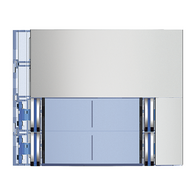 Bticino Sfera New Double Column 4 Pushbutton Front Cover Plate Allmetal