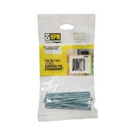 HPM Round Type Cable Clip 6-32 Screws 76mm Bronze -10 Pack