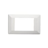 Como - Horizontal coverplate horizontal 2 gang white