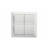 Como - Vertical switch 4 gang 10A 240V a.c. white