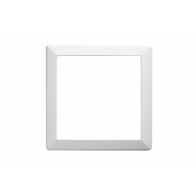 Como - Vertical coverplate vertical 4 gang white