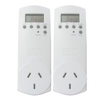 HPM NSW 24/7 Slimline Double Pole Digital Timer - Twin Pack