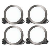 HPM DLI 5W 515lm LED Cool White Dimmable Downlight with Integrated Driver 70mm Brushed Chrome - Pack of 4