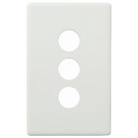 Excel Life Switch Coverplate 3 Gang Gloss White