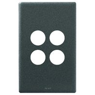 Excel Life Switch Coverplate 4 Gang Urban Grey