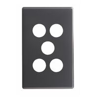 Excel Life Switch Coverplate 5 Gang Diesel