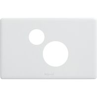 Excel Life Horizontal Single Powerpoint Coverplate with Extra Function Hole Gloss White
